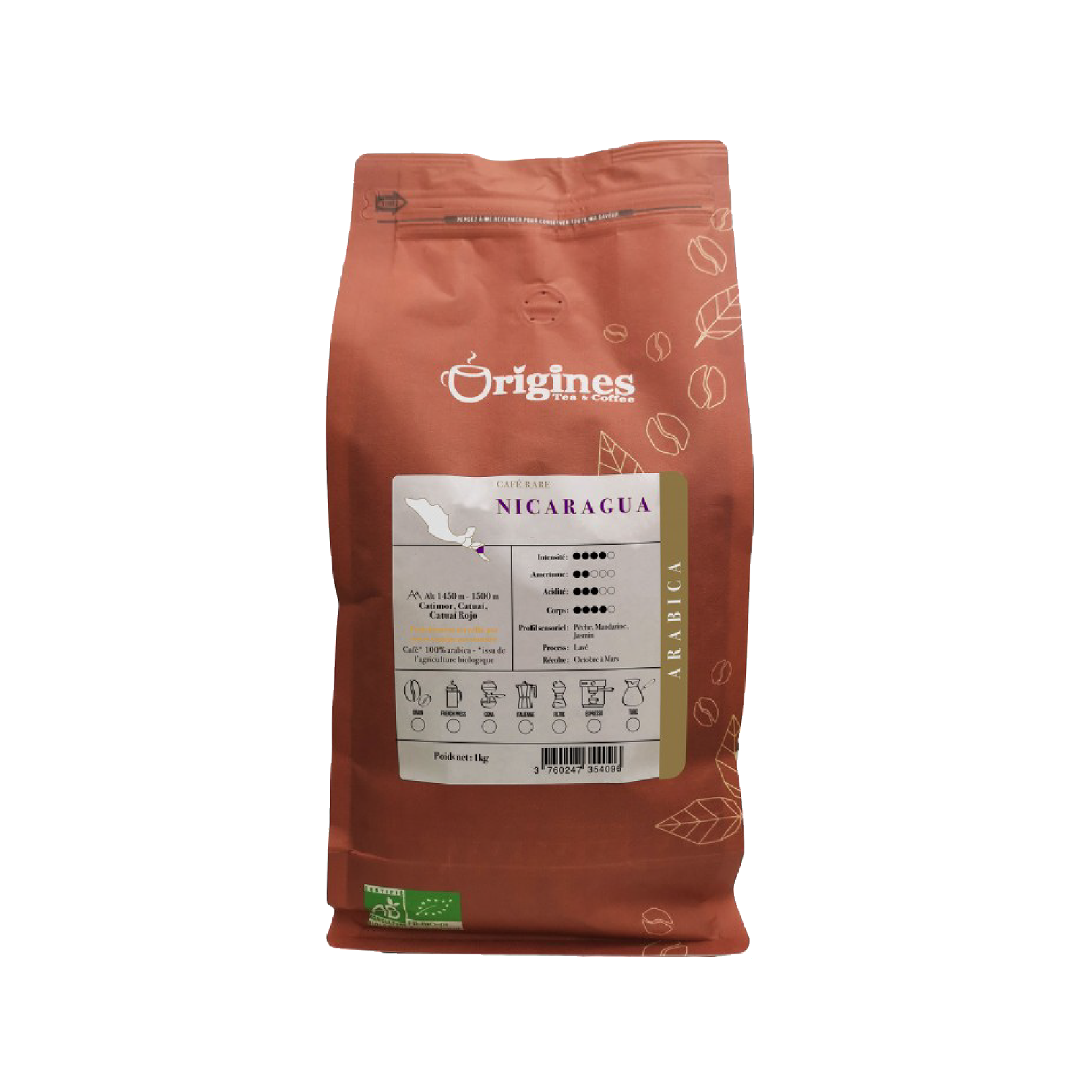 Café Rare bio – NICARAGUA Kilo Grain